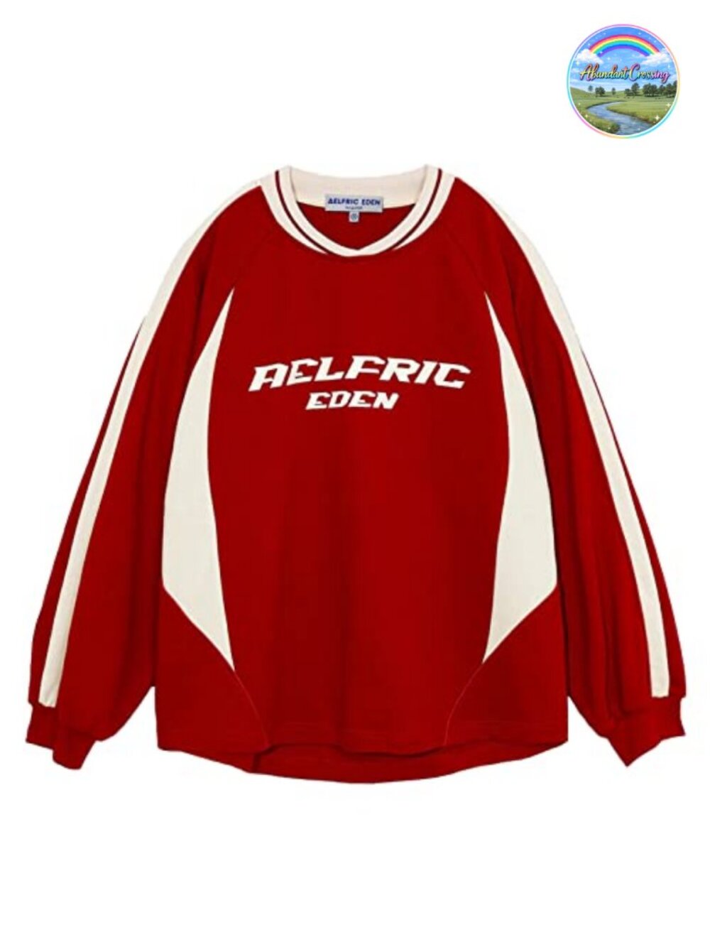 Men's Oversized Crewneck Sweatshirt Vintage Retro Pullover Long Sleeve Graphic